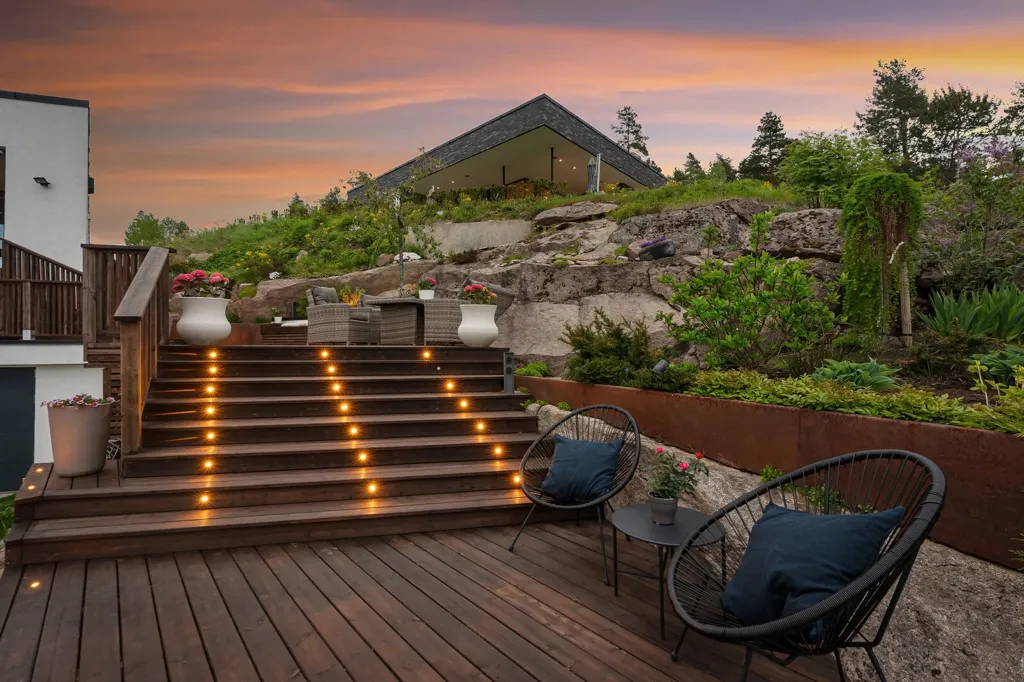 Terrasse - Modern Villa with Pool in Lier