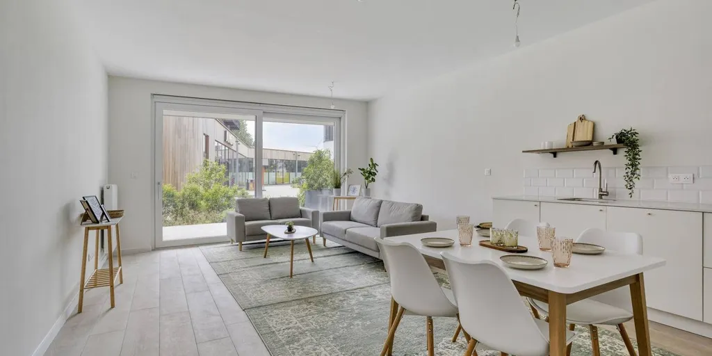 Séjour - Appartement avec vue parc à Boom
