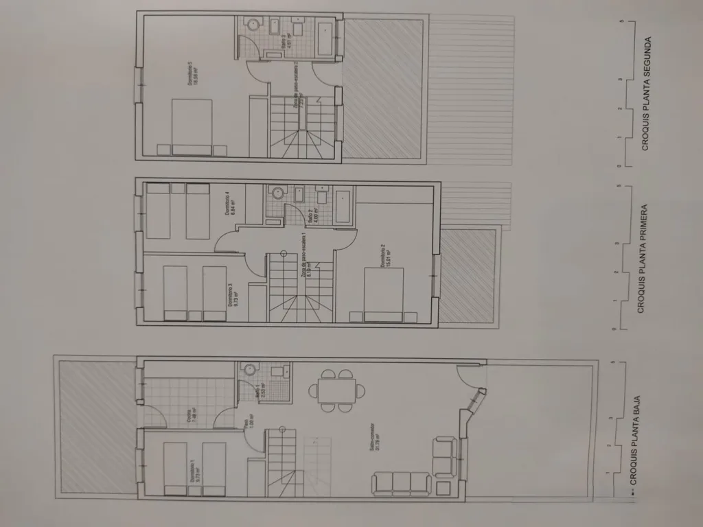 Plan - Terraced House with Sea View in Mazarrón