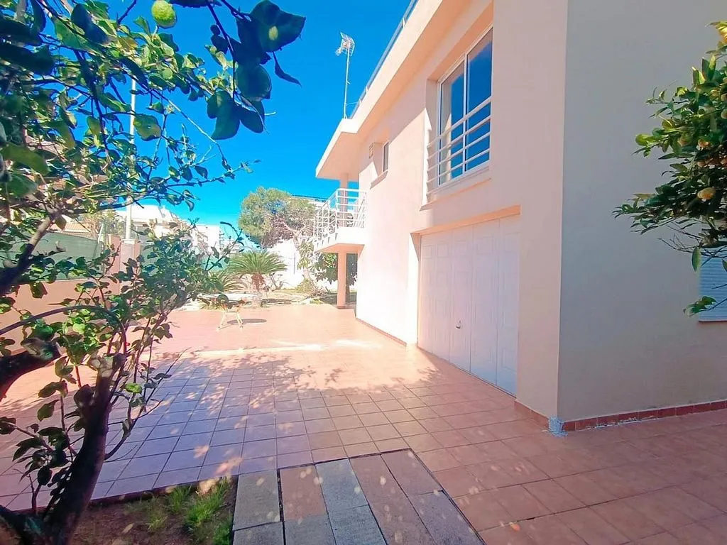 Terrasse - Chalet with Sea View in Oliva Playa