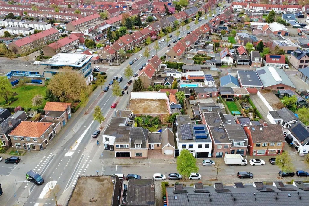 Aerial - Two-Storey House with Garden in Almelo