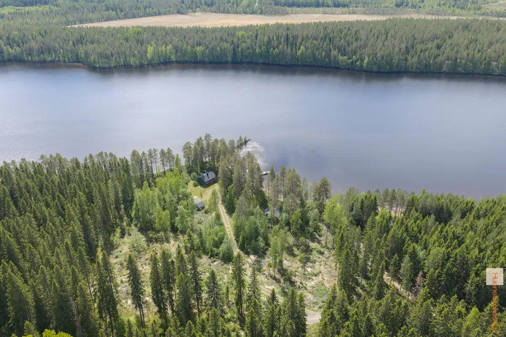 Vista aerea - Cottage with Private Lakefront in Pihtipudas