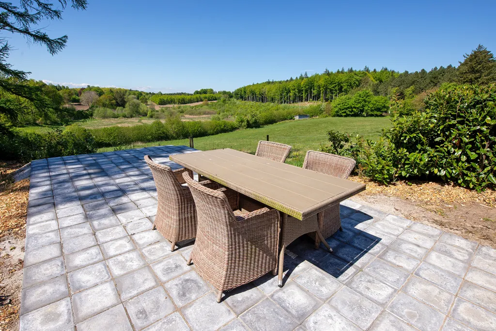 Terrasse - Characterful Country House with Tower near Langesø