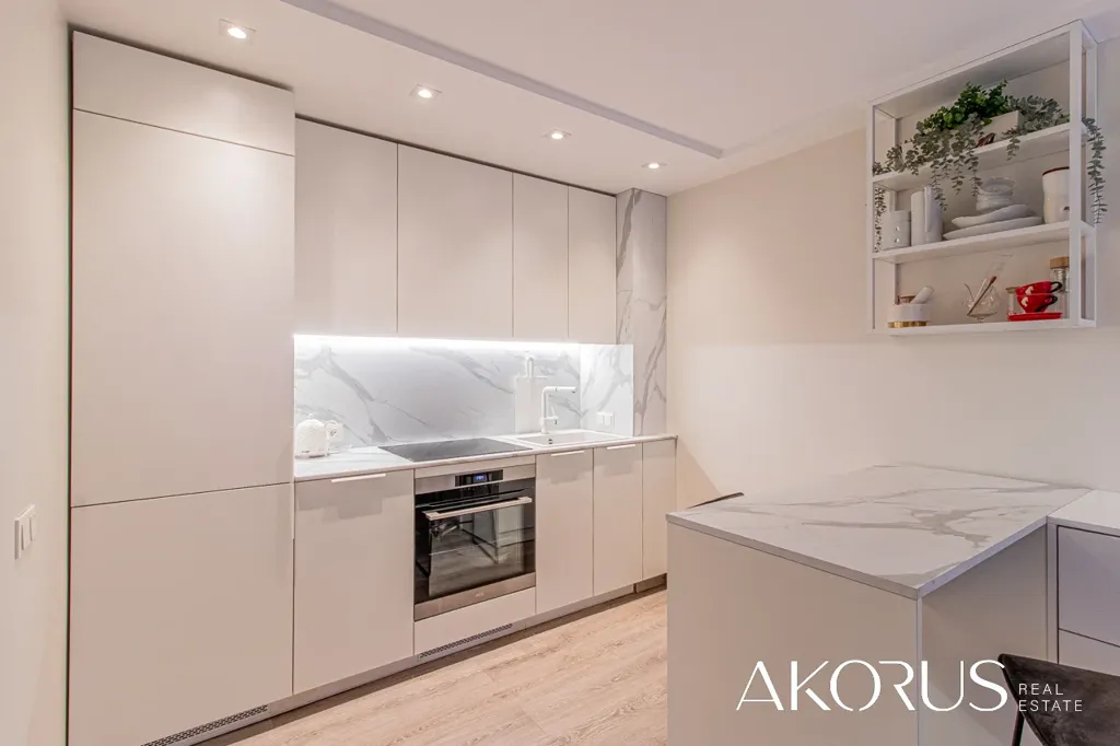 Köök - Apartment with Balcony in Vilnius Žvėrynas