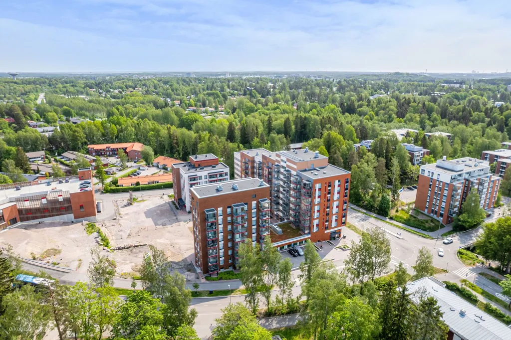 Vue aérienne - Modern Apartment with Balcony in Pähkinärinne, Vantaa