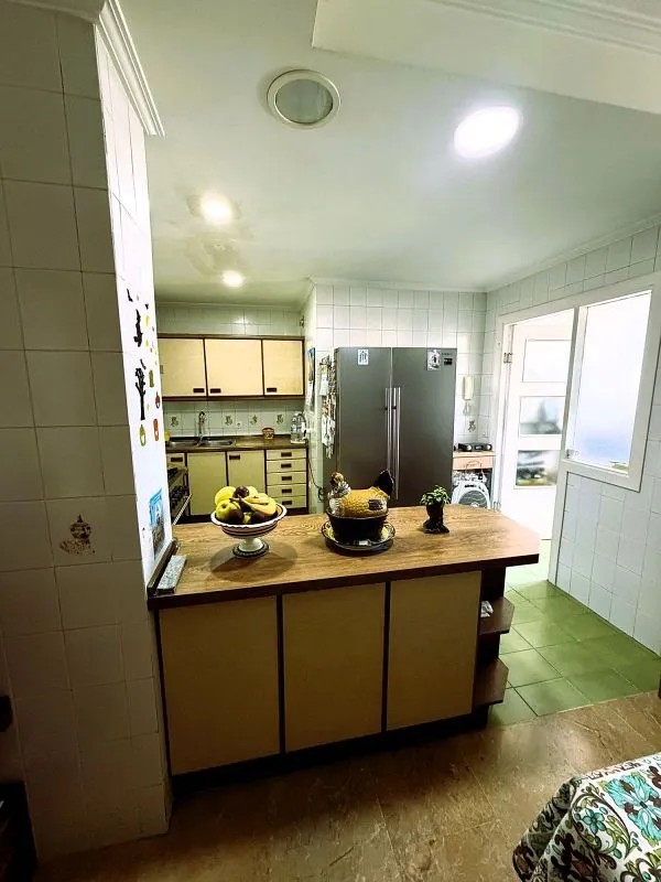 Köök - Beachfront Apartment with Garage in Playa Victoria