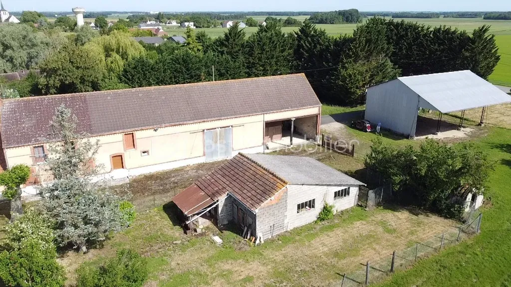 Vista aerea - Longère with Hangar in Moulon