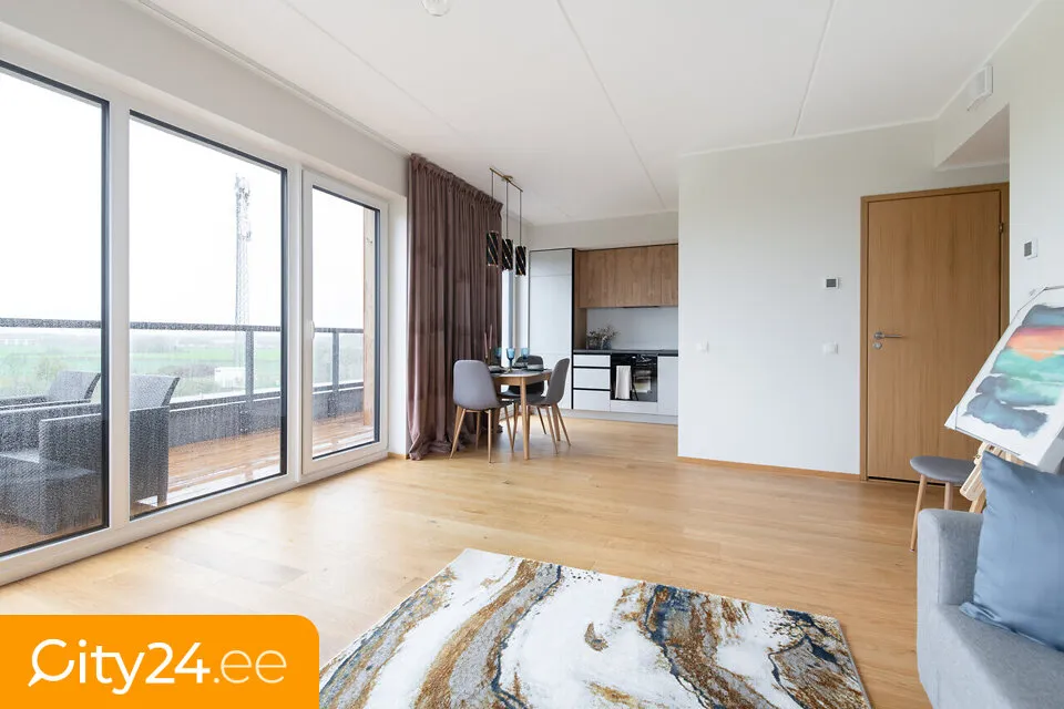 Soggiorno - Apartment with Terrace in Järveküla, Harju County