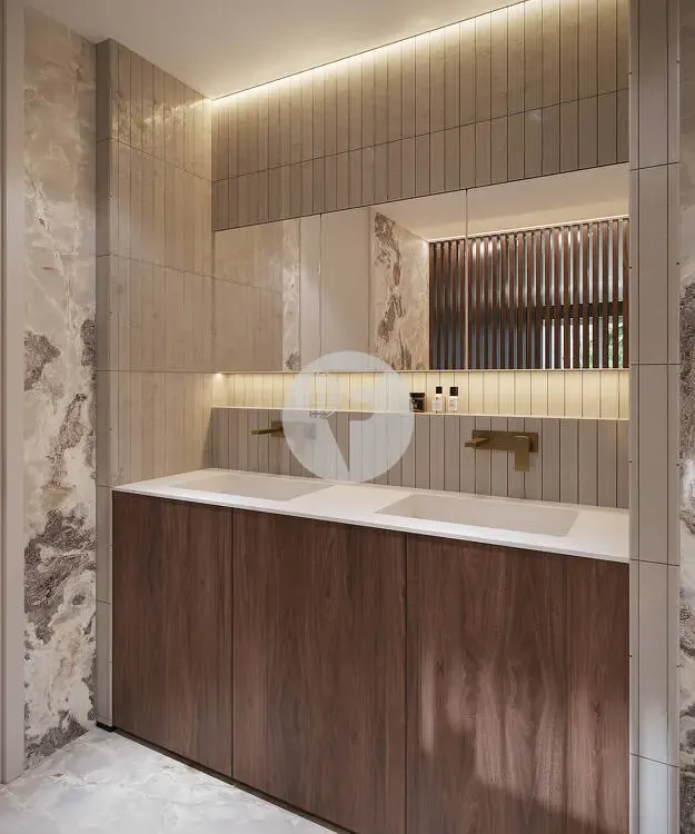 Bathrooms - Spacious Flat with Terrace in Exclusive Barcelona