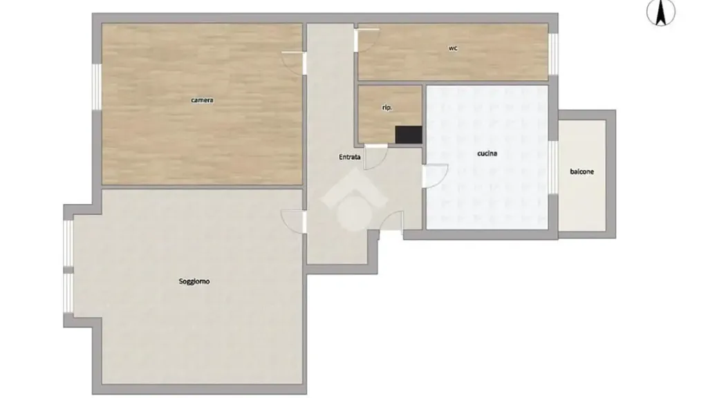 Planimetria - Renovated 2-Bedroom in Gallaratese, Milan