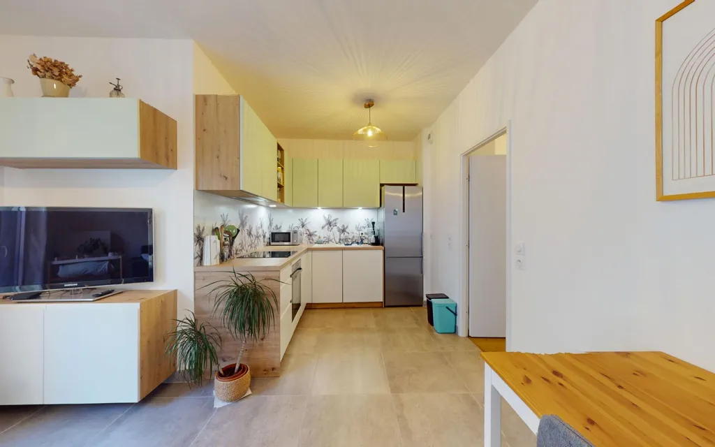 Cuisine - Appartement T3 Traversant avec Terrasse à Lyon