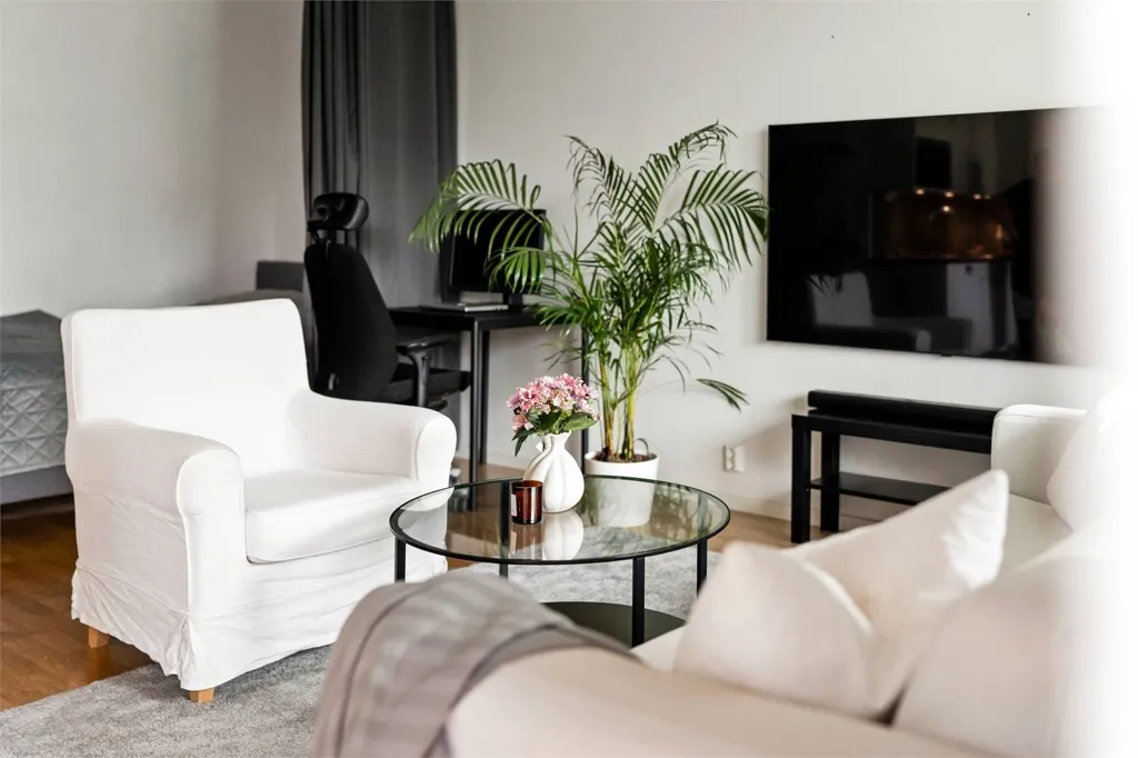 Séjour - Apartment with Private Terrace in Stockholm