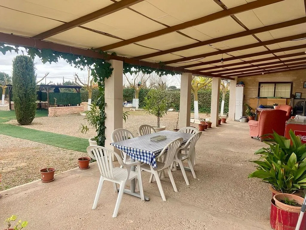 Terrass - Chalet with Pool in Villarrubia