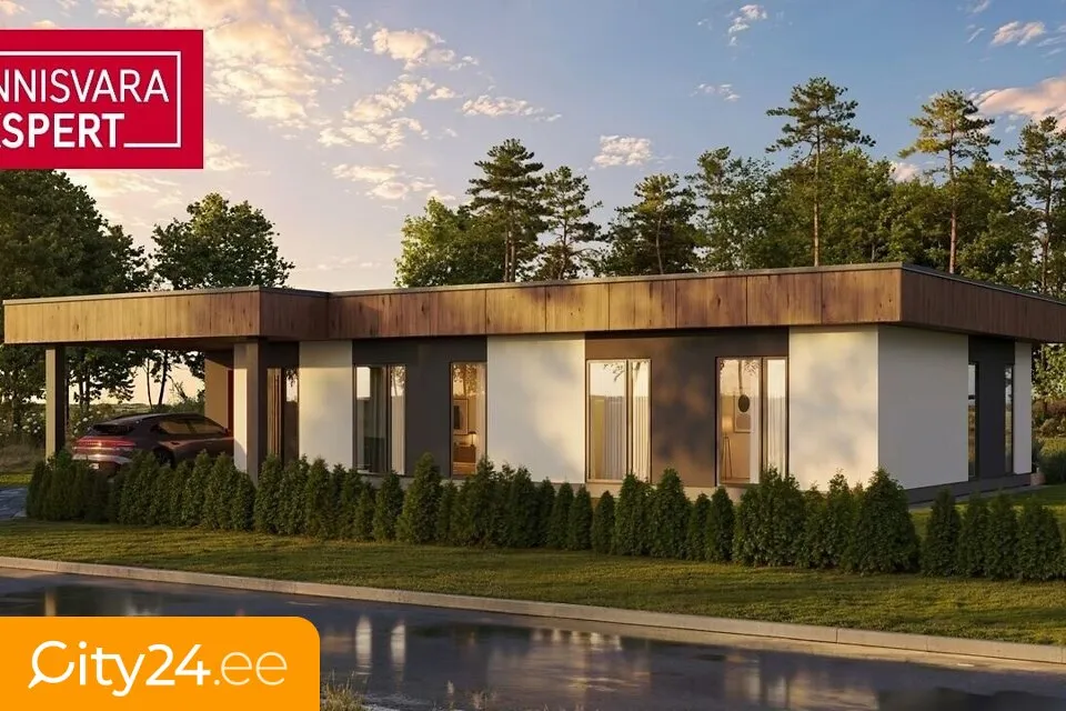 New Detached House with Garage in Pärnu