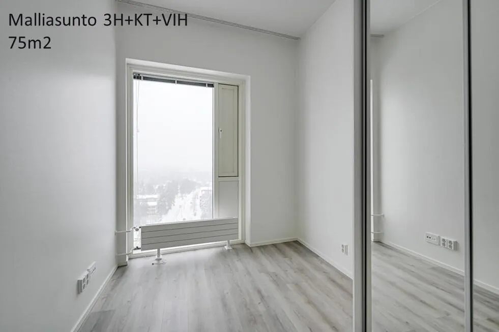 Magamistoad - Modern Flat with Glazed Balcony in Aurinkolahti