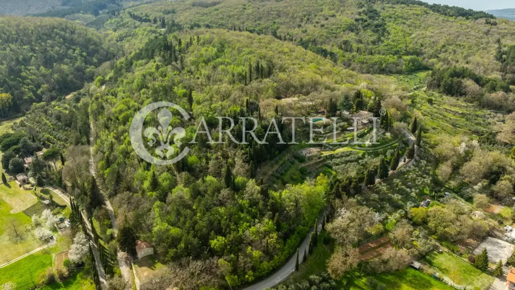Vue aérienne - Rustic Property with Pool in Sarteano