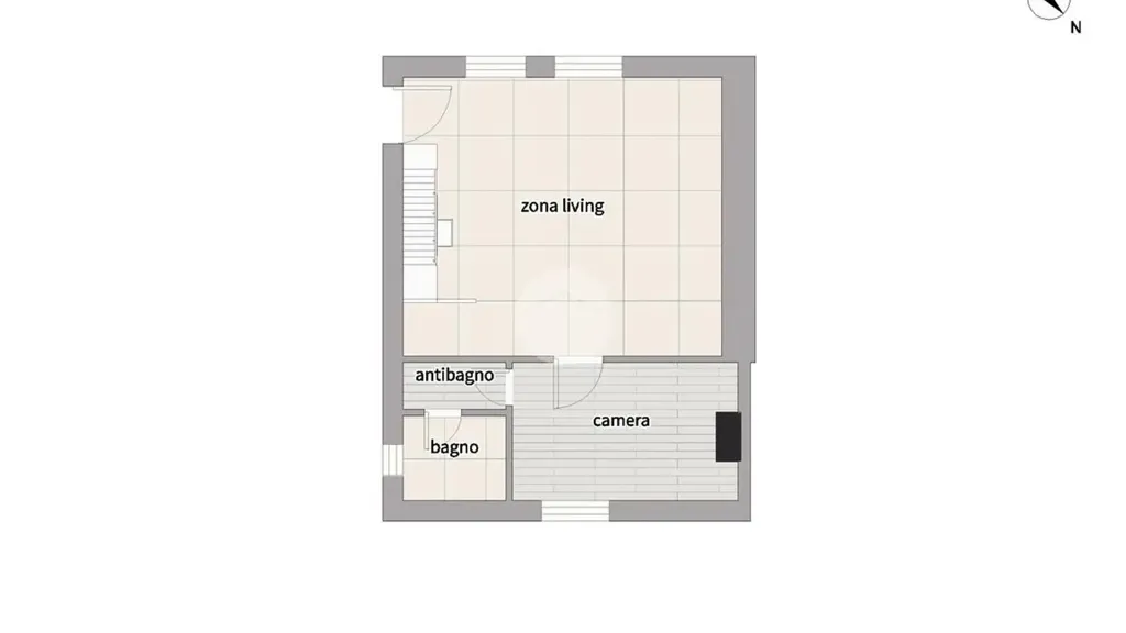 Planimetria - Triplex Apartment with Garden View in Milan