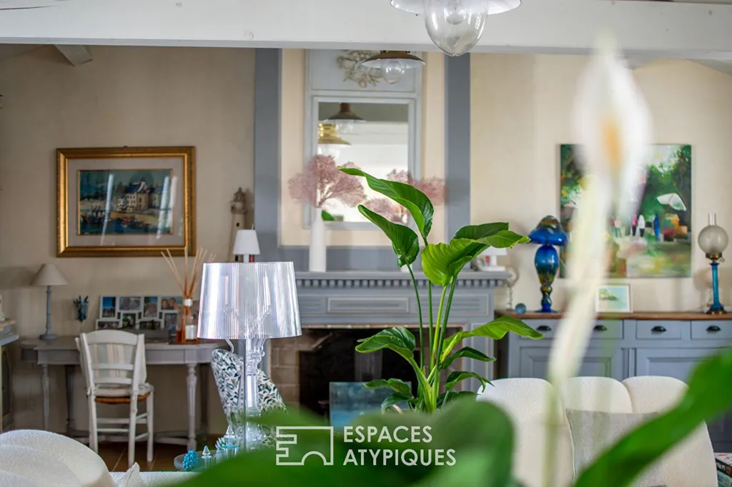 Séjour - Maison de Charme avec Accès Privé à la Plage à La Guérinière