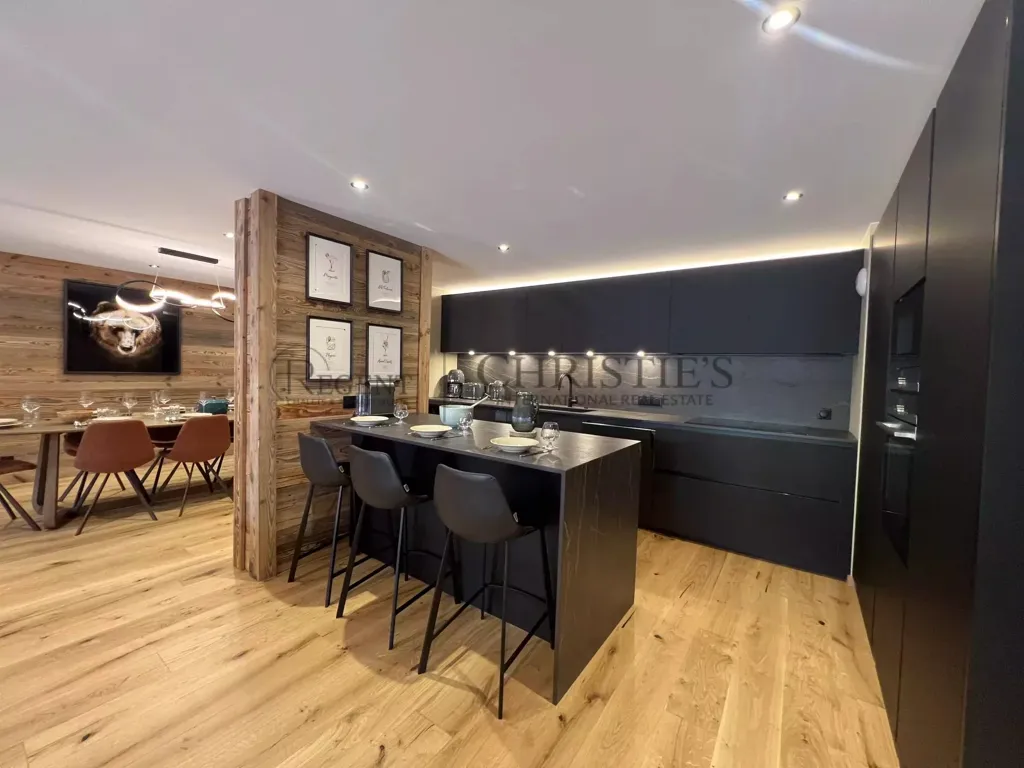 Köök - Luxury Apartment with Terraces in Les Gets