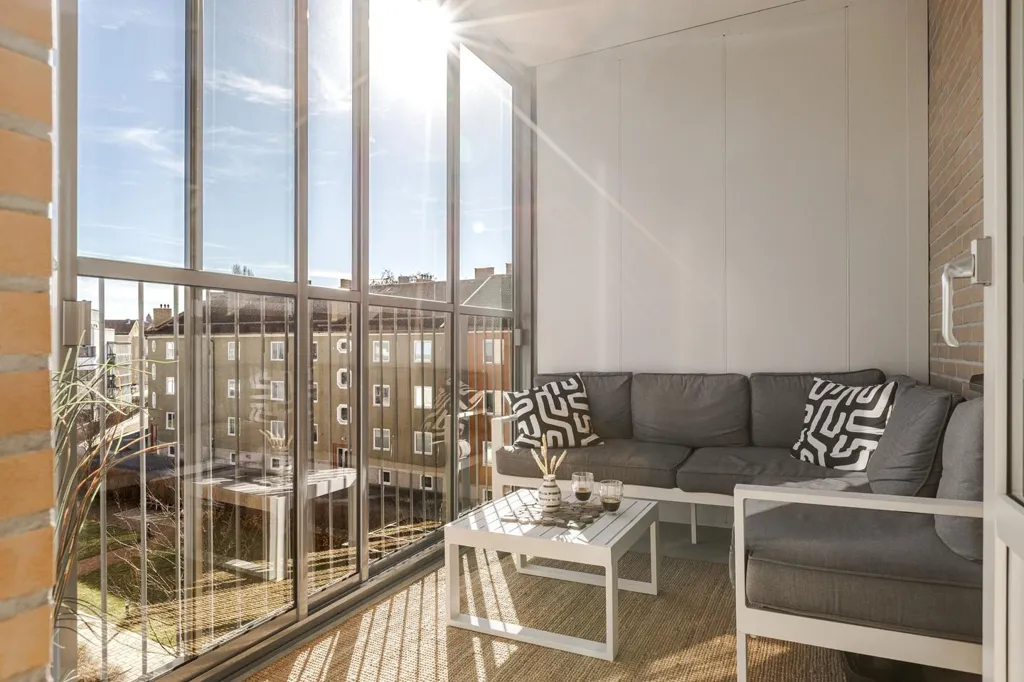 Balcon - Apartment with Balcony in Övre Vasastaden, Linköping