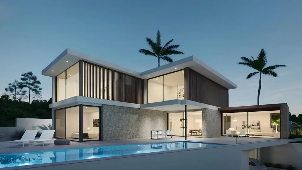 Piscine - Luxury Villa with Sea Views in Moraira