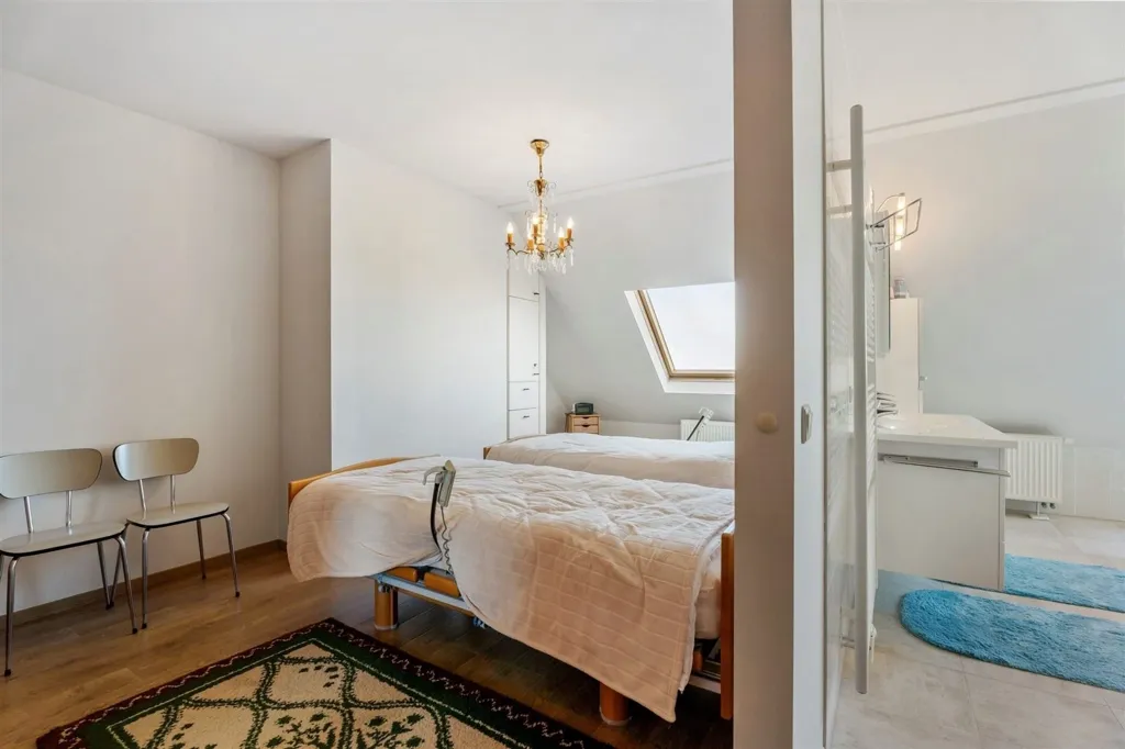 Bedrooms - Spacious Apartment with Polder Views in Blankenberge