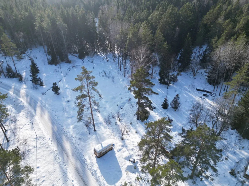 Vista aerea - Plot for House with Cabin in Hensvik