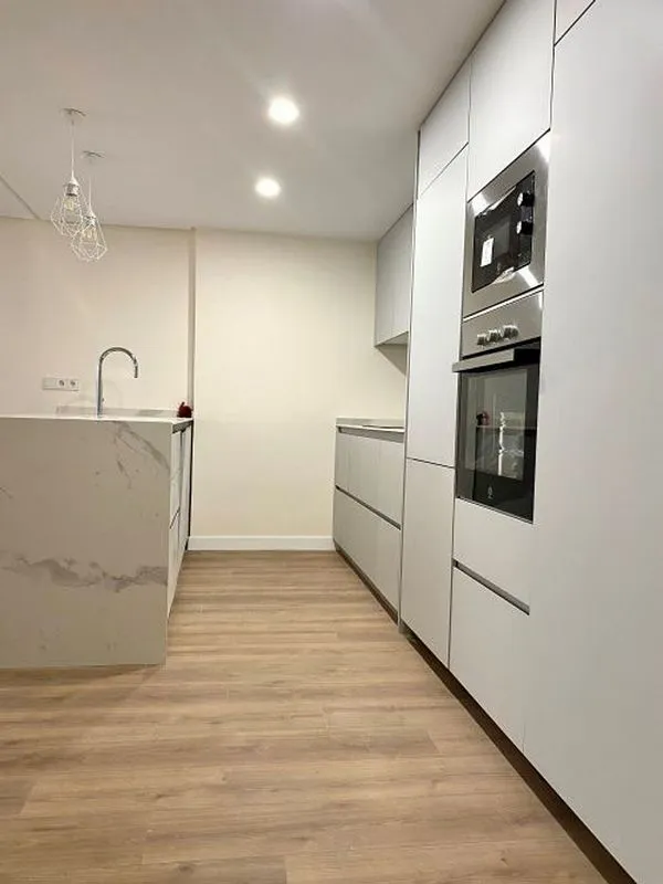 Cuisine - 1-Bedroom Flat with Air Conditioning in Salamanca