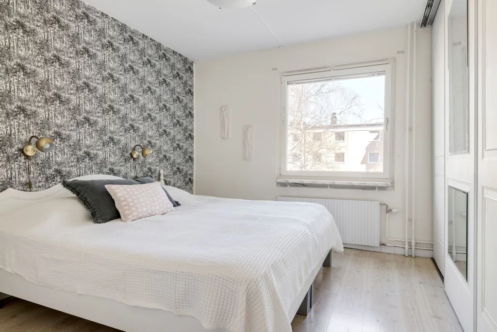 Bedrooms - Well-Planned Two-Bedroom Flat with Balcony in Stockholm