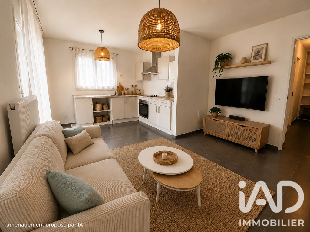 Séjour - Appartement T2 avec Terrasse à Gex