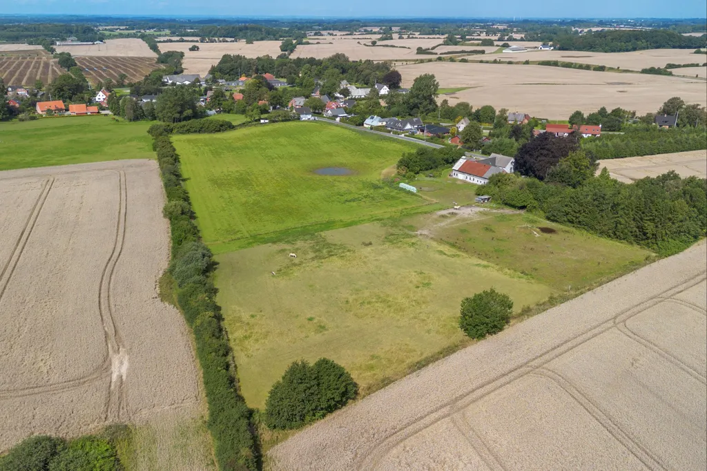 Vue aérienne - Maison 5 pièces à Kværndrup