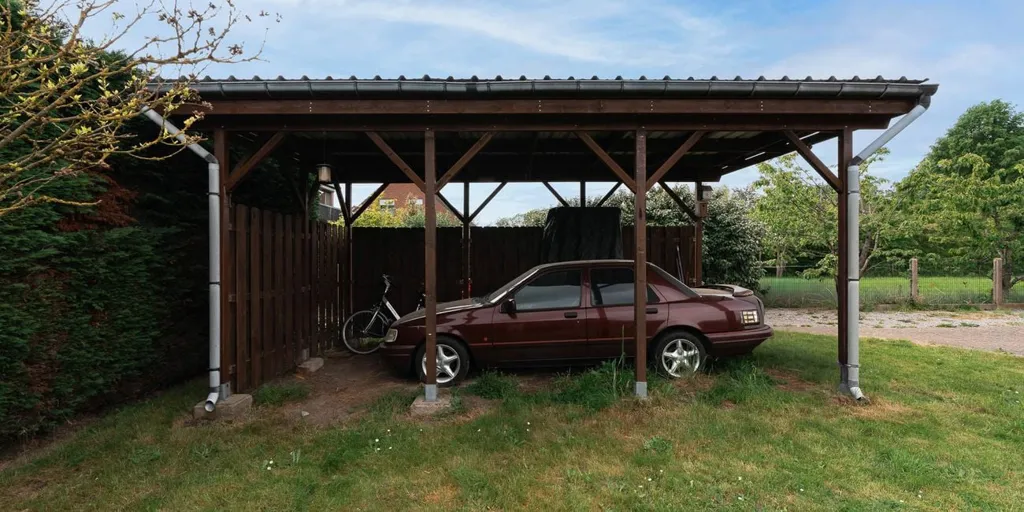 Garaaž - Open Plan House with Open View in Boortmeerbeek
