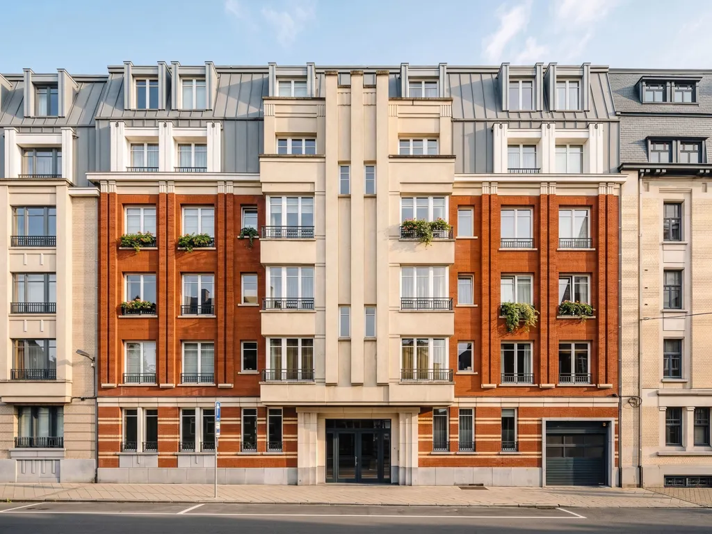Extérieur - Appartement avec Jardin au Sud-Ouest à Ixelles