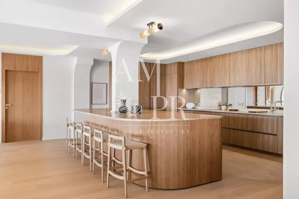Köök - Luxury Penthouse with Sea View in Cannes