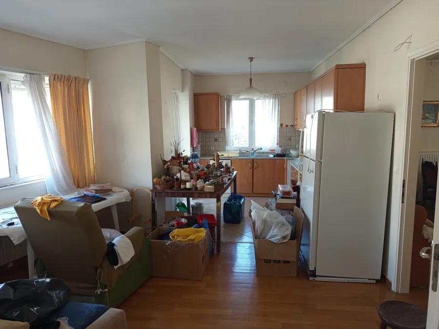 Cucina - Bright Corner Apartment with Balcony in Dafni