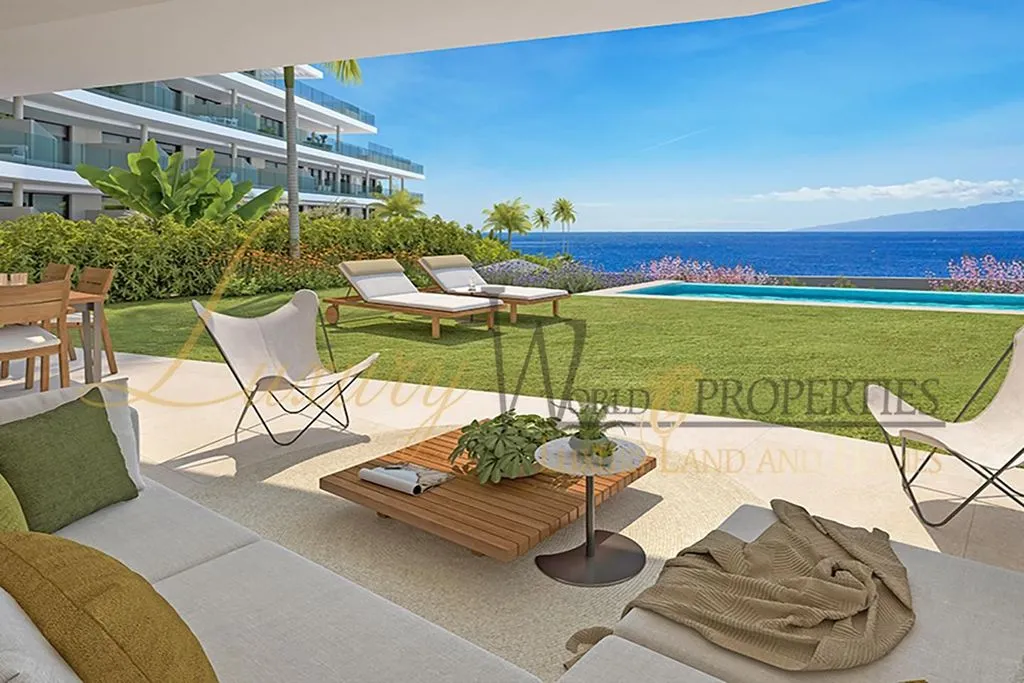 Terrasse - Luxury Seafront Flat in Adeje, Canary Islands
