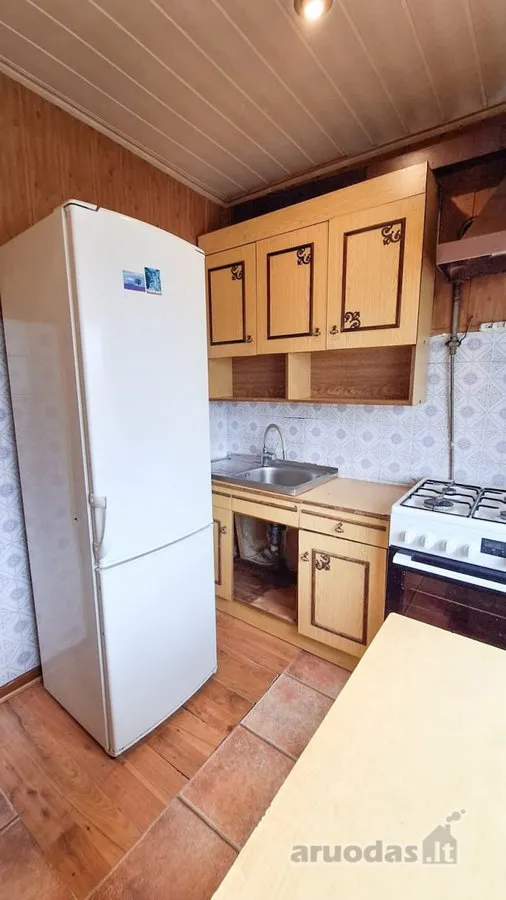 Cuisine - Two-Bedroom Apartment with Balcony in Marijampolė