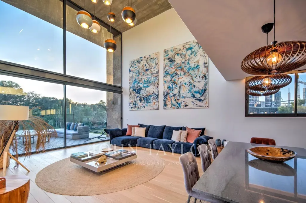 Living Room - Modern Villa with Sea View in Troia Resort