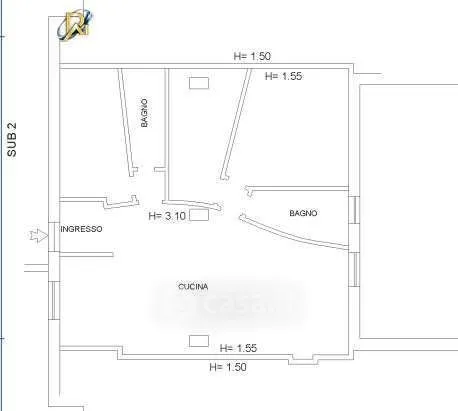 Plan - Three-Bedroom Apartment in Pignola