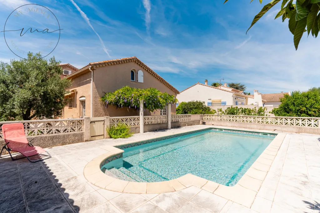 Piscina - Provençal Style House with Pool in Lignan-sur-Orb
