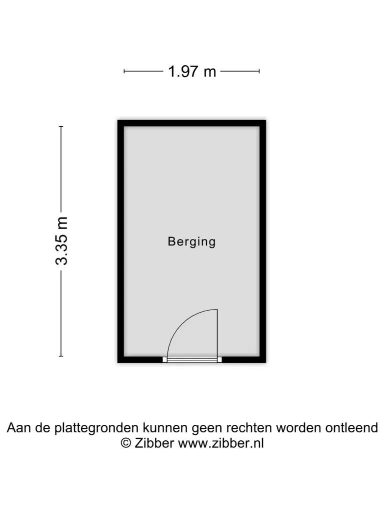 Plaan - 3-toaline korter asukohas Rotterdam