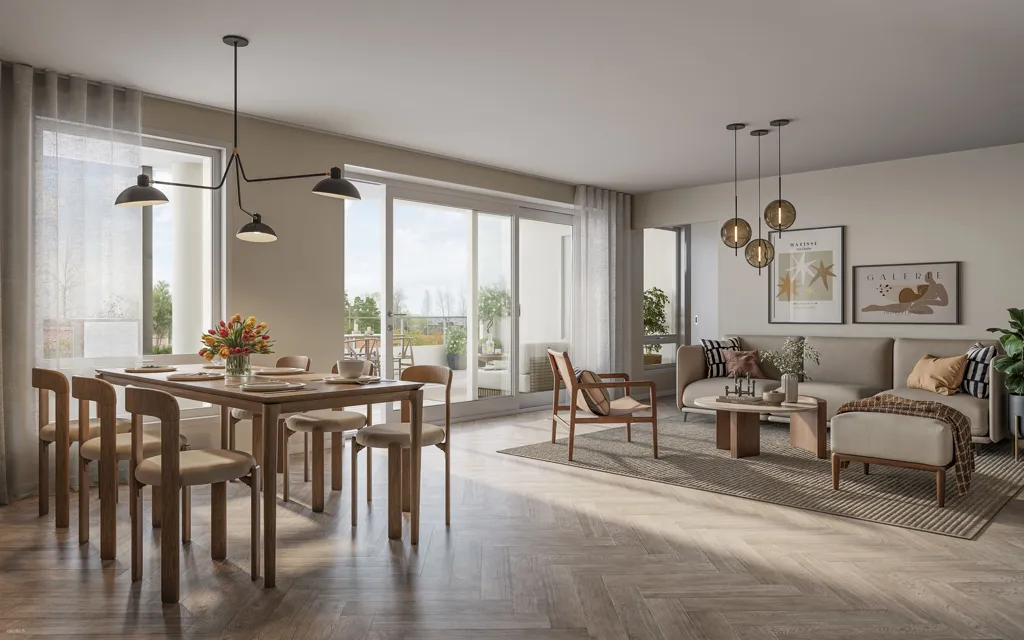 Sala da pranzo - New Build Apartment with Balcony in Espoo