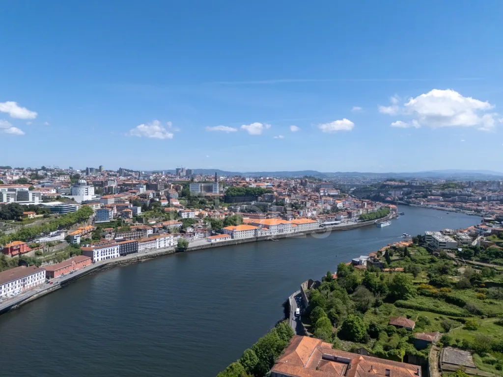 Vue aérienne - T2 Apartment with River View in Vila Nova de Gaia
