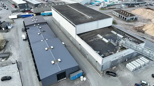 Vue aérienne - Warehouse with Automatic Gate in Køge
