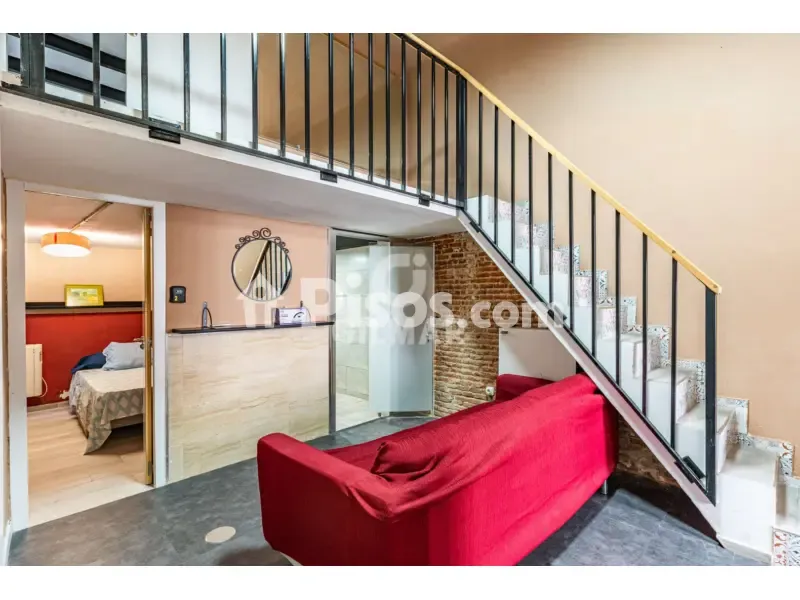 Séjour - Duplex with Patio in Puerta del Ángel, Madrid