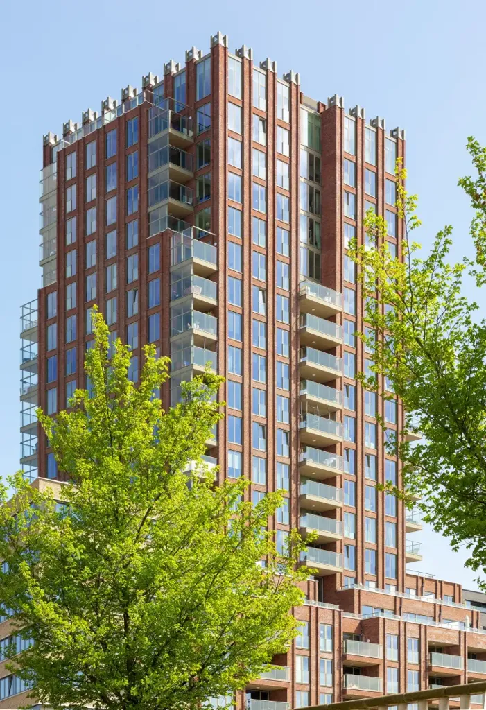 Välivaade - North-Facing Apartment with Balcony in Amsterdam