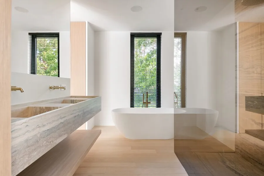 Bathrooms - Modern Villa with Pool in Keerbergen