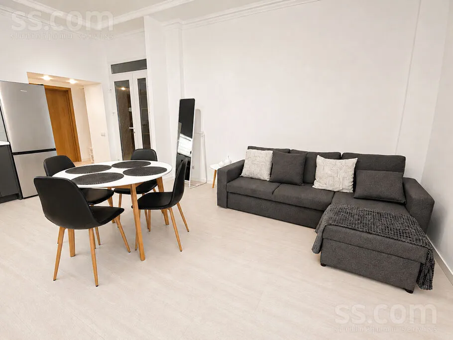 Séjour - 4-Bedroom Flat with Terrace in Riga Centre