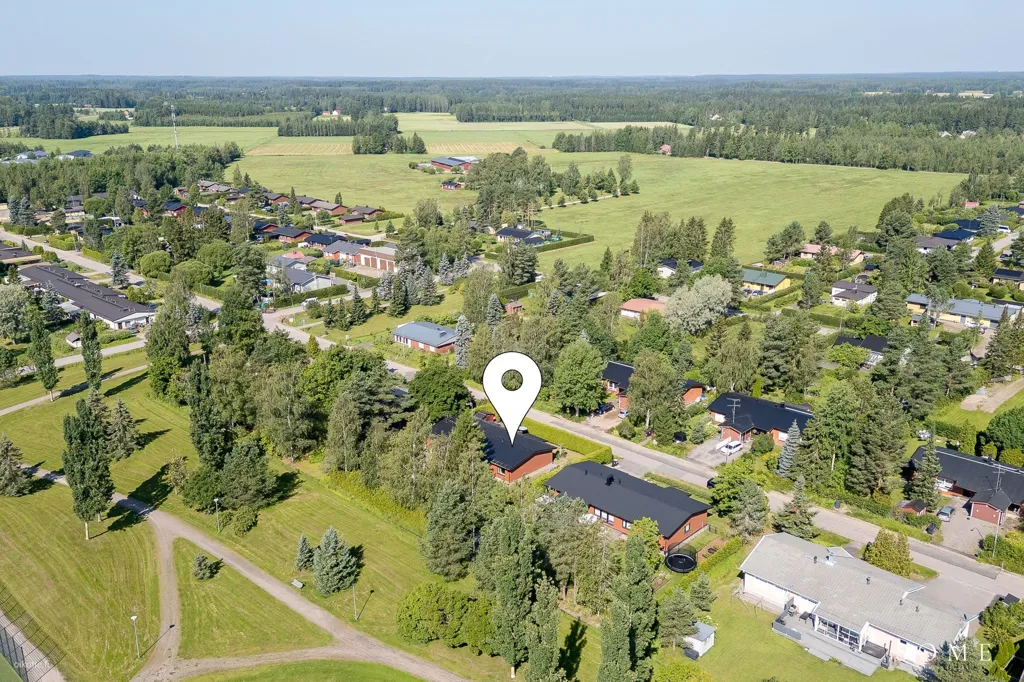 Vue aérienne - Spacious Detached House with Garden in Tuusula