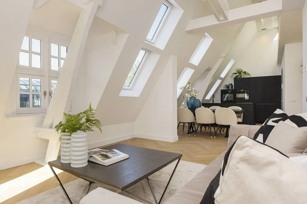 Living Room - Double Upper Flat with Terraces in Den Haag